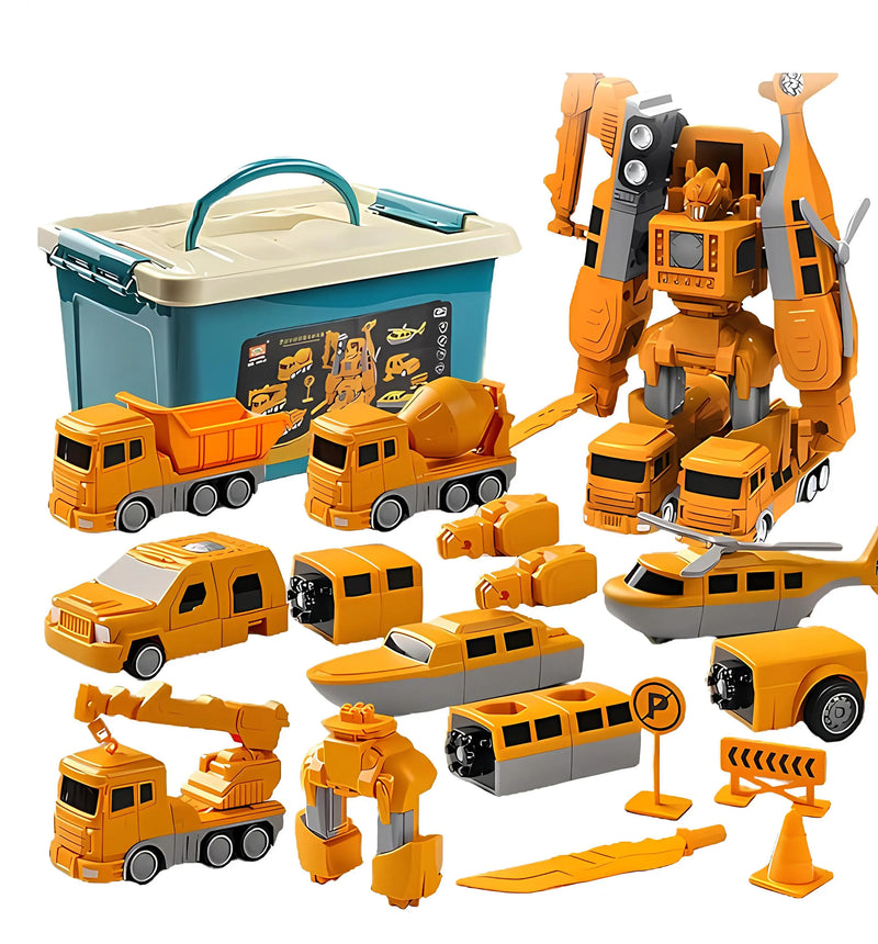 Transformers Car - O Robô de Diversão Magnético + Cesta de Brinde