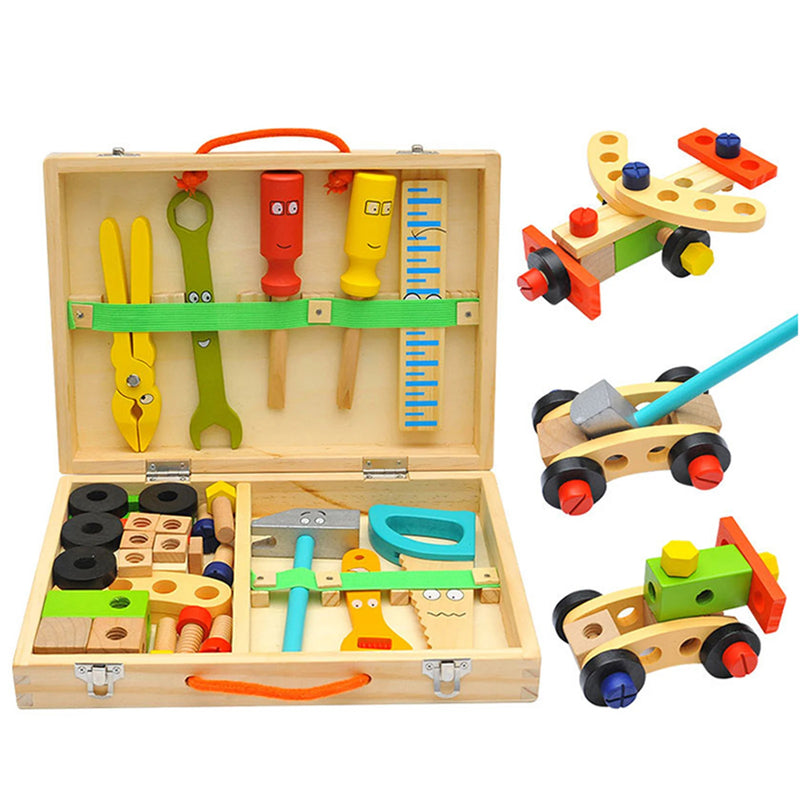 Educa Tools - Kit de Ferramentas Montessori de Madeira