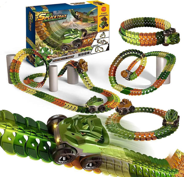 Dinossauro Race - Pista de Carrinho de Dinosauros Anti Gravidade