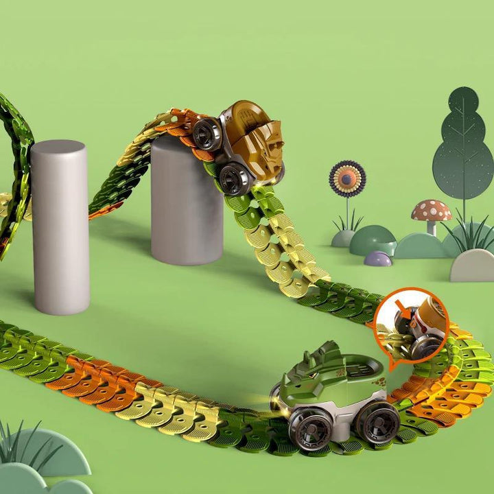 Dinossauro Race - Pista de Carrinho de Dinosauros Anti Gravidade