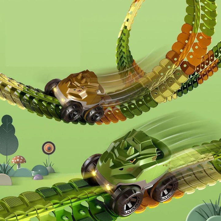 Dinossauro Race - Pista de Carrinho de Dinosauros Anti Gravidade